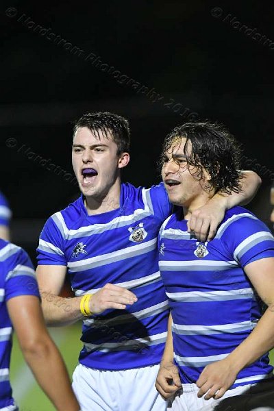 Wheaton Men\'s Rugby vs Mass Maritime.  Photo by Keith Nordstrom